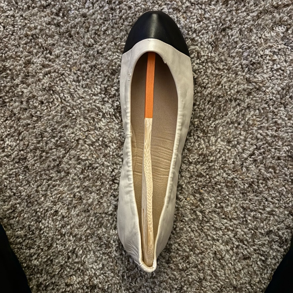 Karl Lagerfeld Black and White Flats